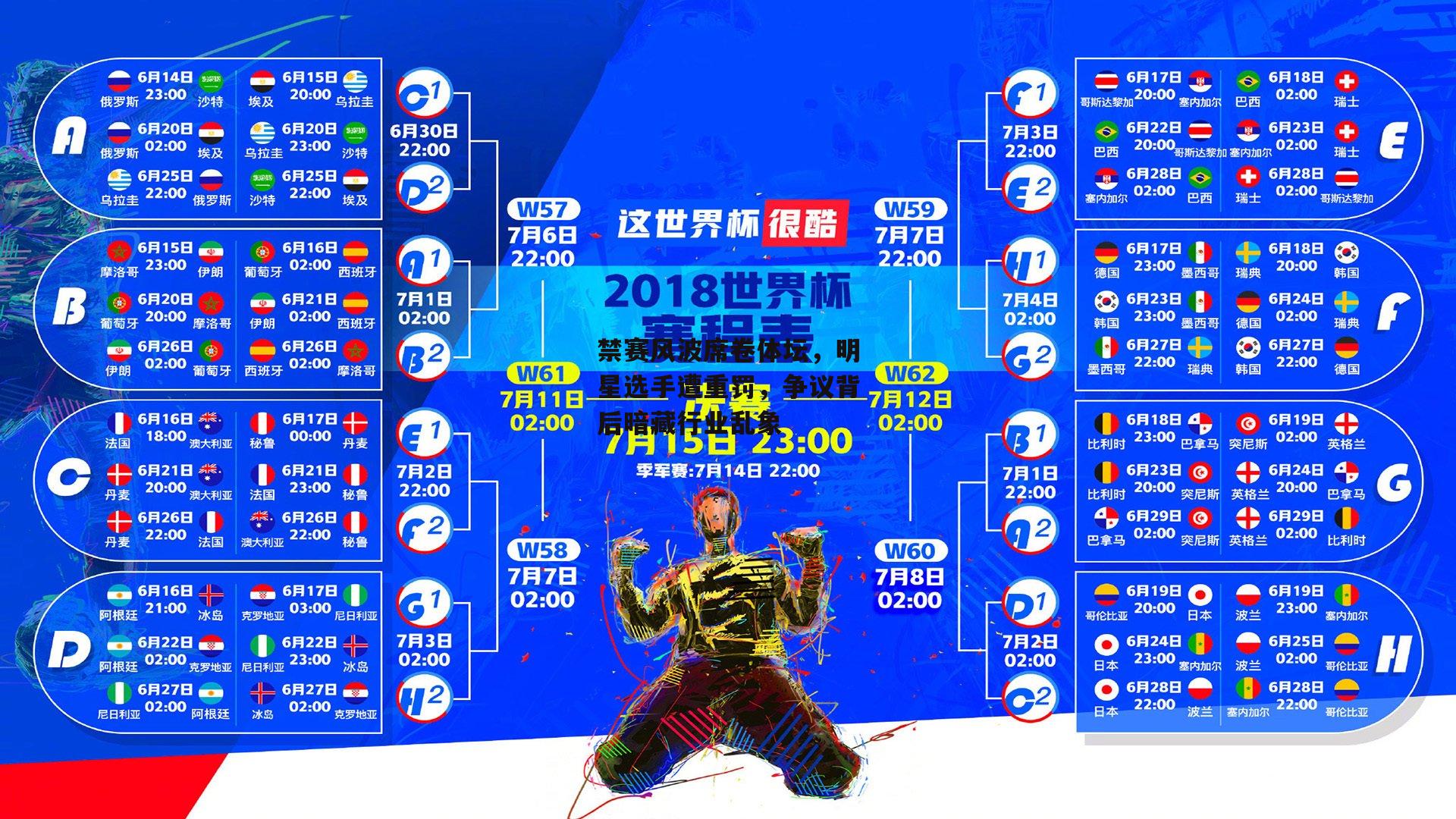 禁赛风波席卷体坛，明星选手遭重罚，争议背后暗藏行业乱象